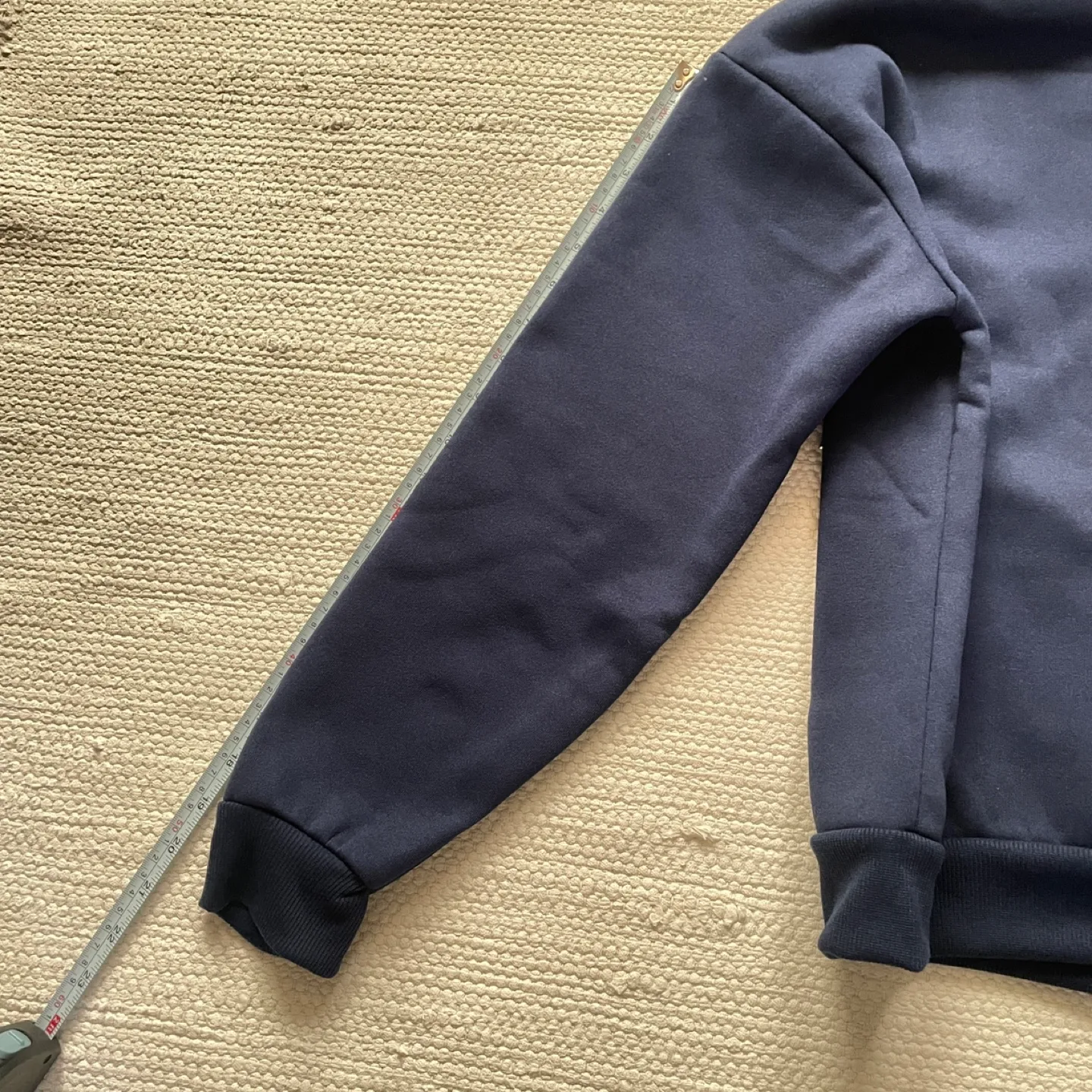 🥕Navy Blue Zip-Up Hoodie image indicator(6)