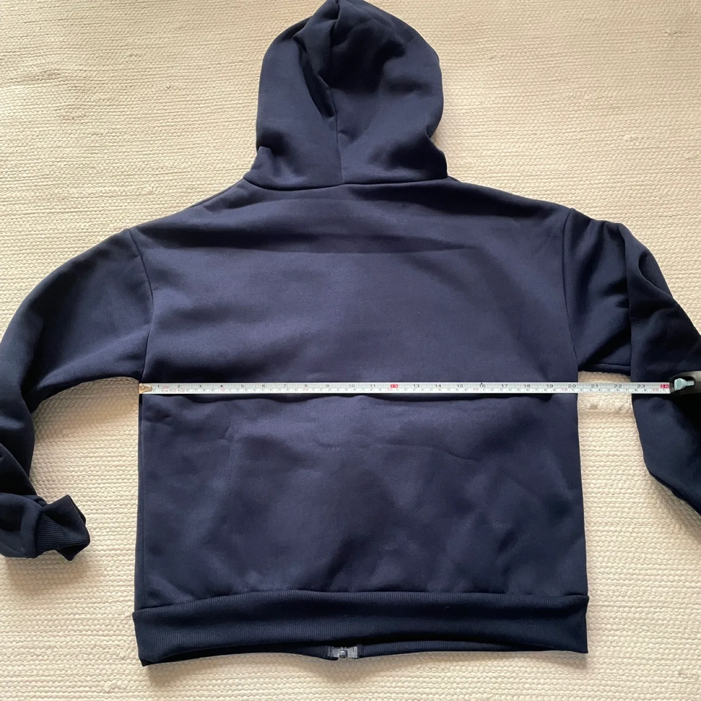 🥕Navy Blue Zip-Up Hoodie image indicator(5)
