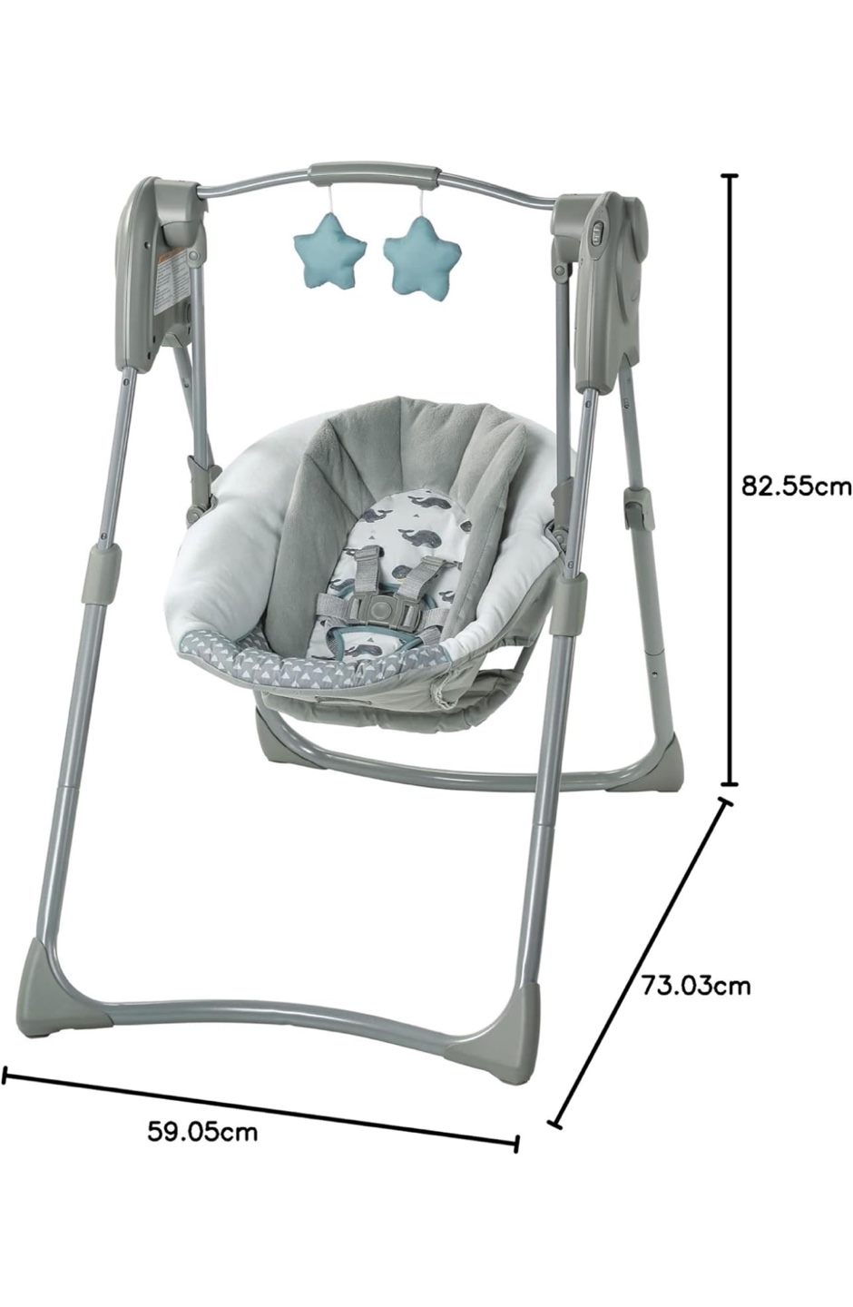 Ingenuity Slim Spaces Baby Swing