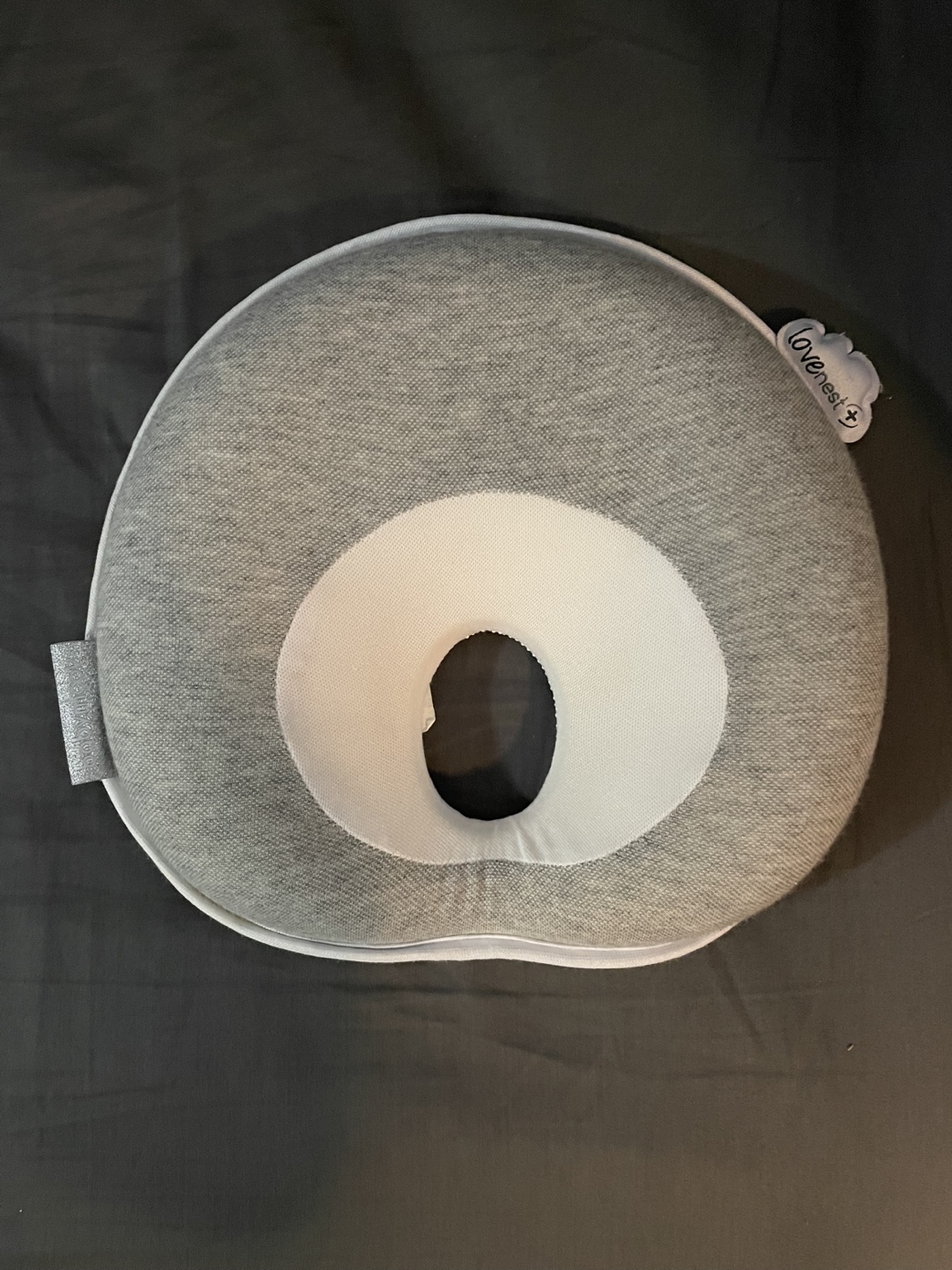 BabyMoov Lovenest+ Ergonomic Head Support Pillow - Grey