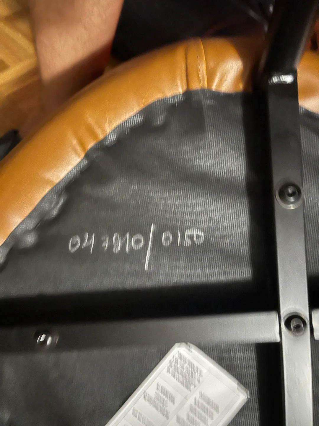 Pair of Mustard Yellow Chairs with Black Legs image indicator(6)