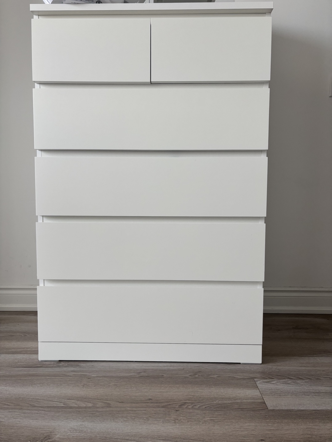 IKEA MALM 6-Drawer Chest - White
