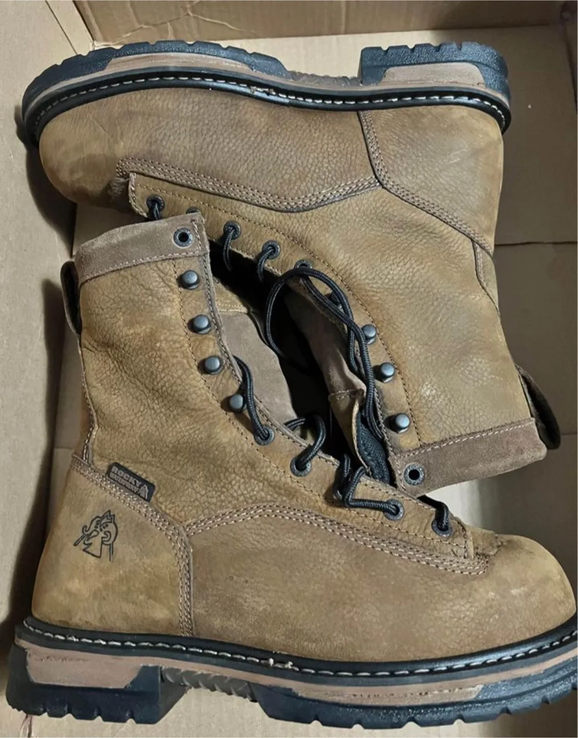 NEW Rocky Mens 9.5M LTT ST Work Boot image indicator(6)