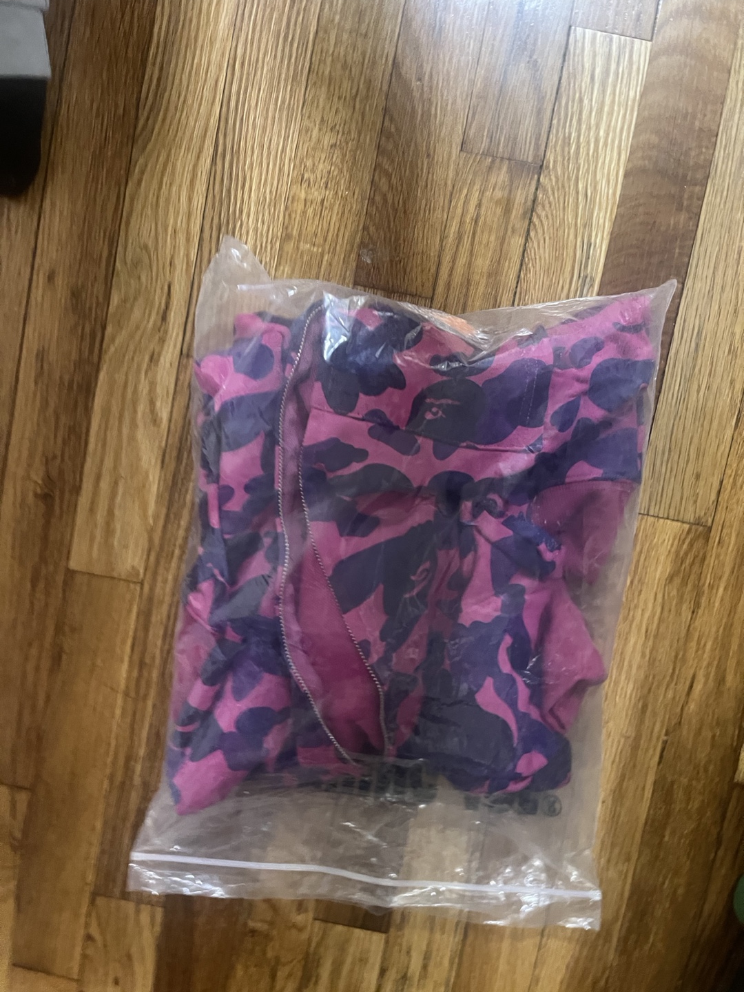 A Bathing Ape Purple Camo Shark Hoodie - photo 5