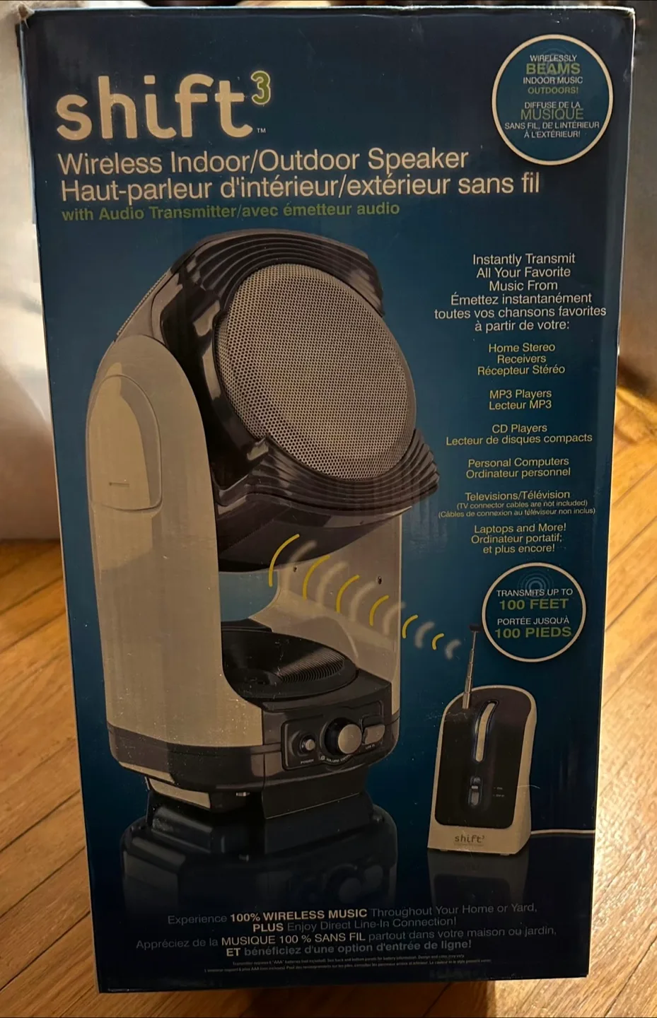 Shift3 Wireless Indoor/Outdoor Speaker with Audio Transmitter image indicator(4)