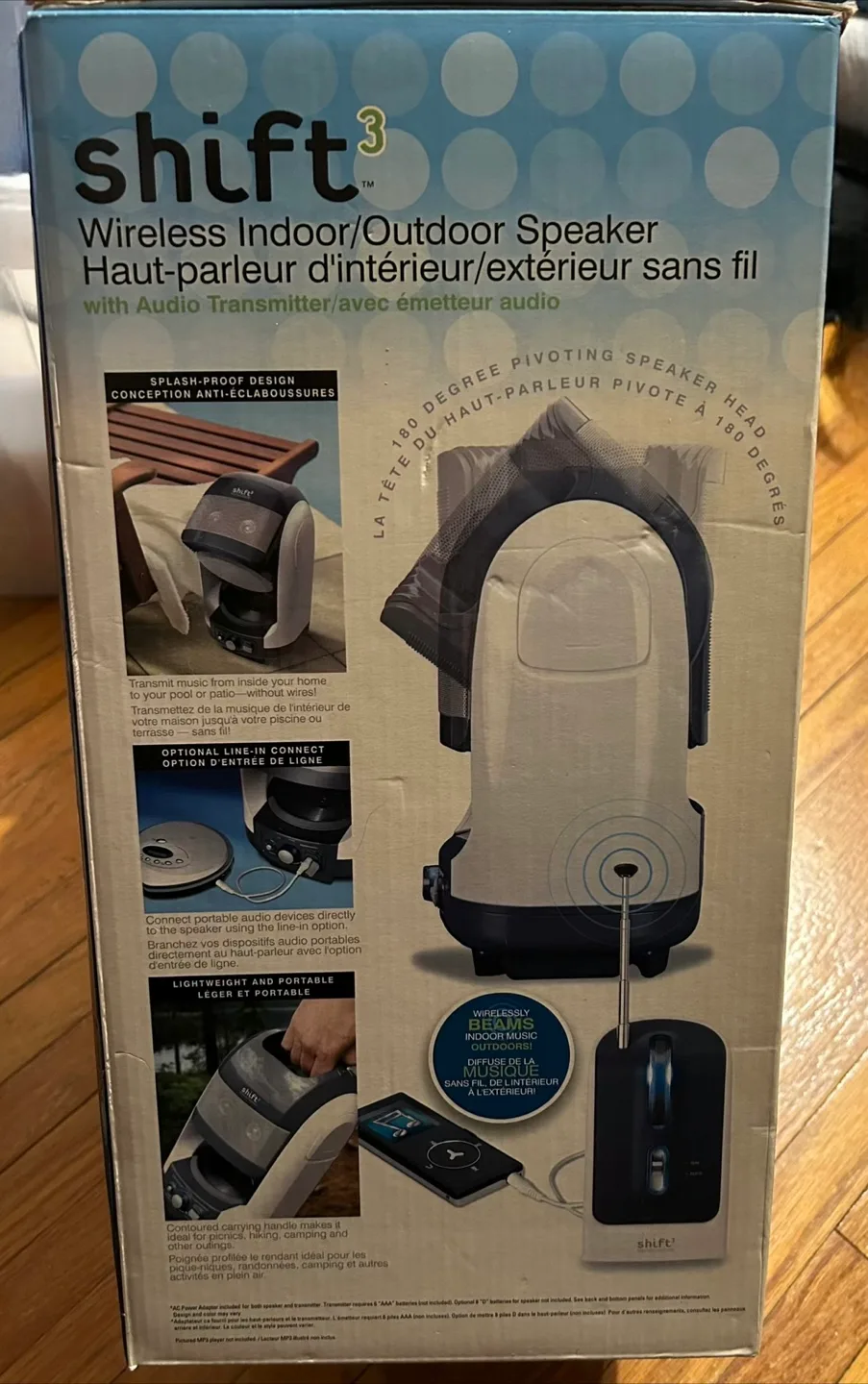 Shift3 Wireless Indoor/Outdoor Speaker with Audio Transmitter image indicator(3)