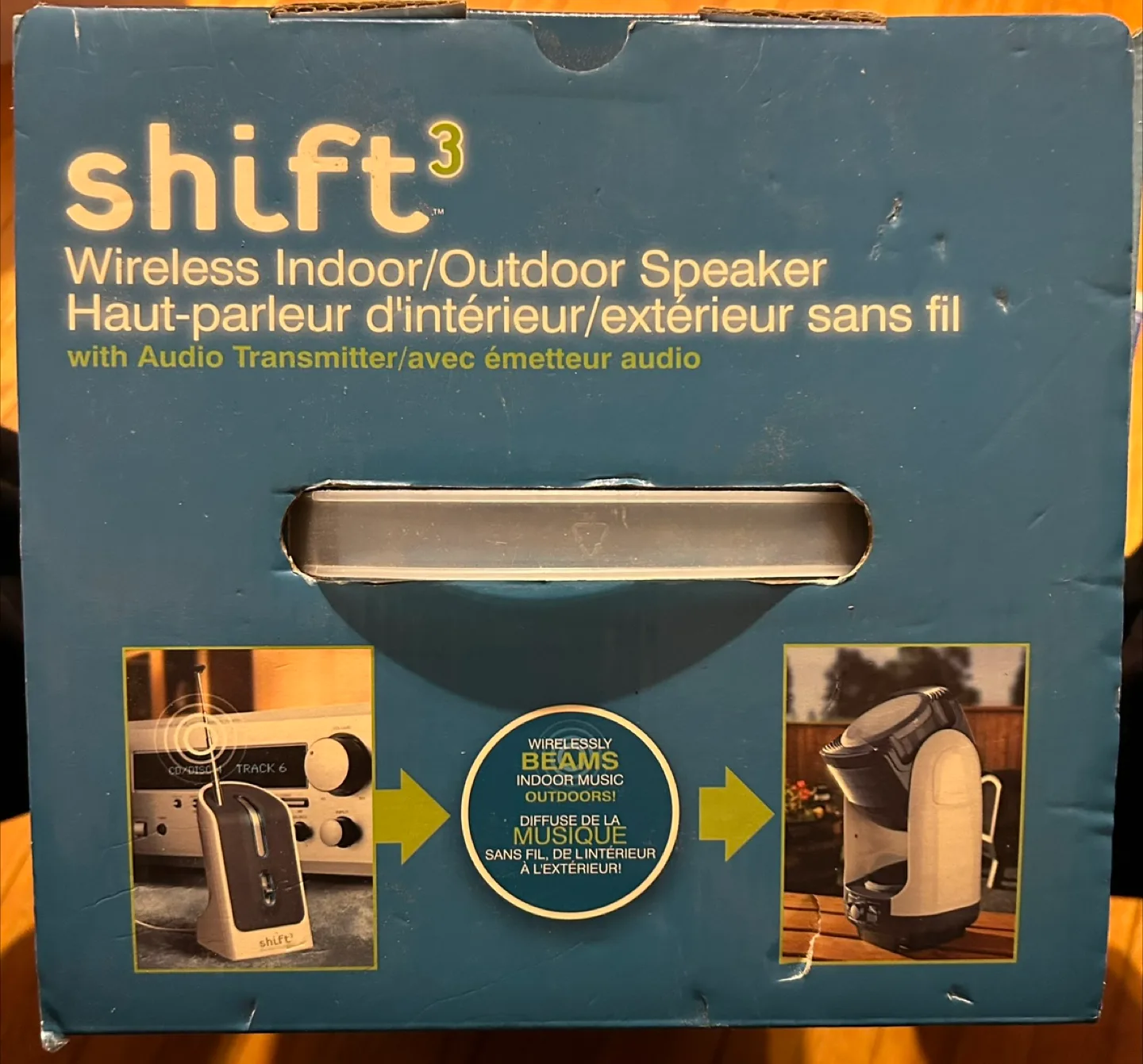 Shift3 Wireless Indoor/Outdoor Speaker with Audio Transmitter thumbnail