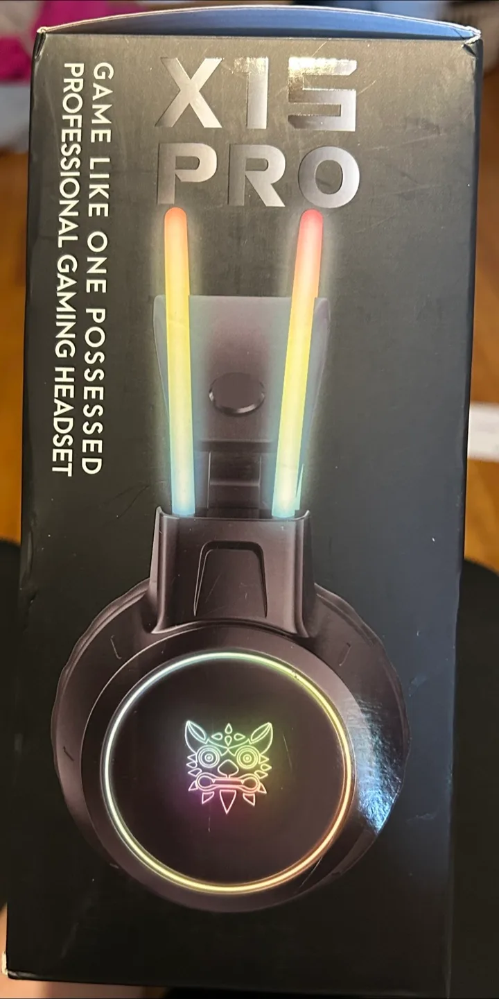 ONIKUMA X15 PRO Gaming Headset with LED lights - Brand New image indicator(2)