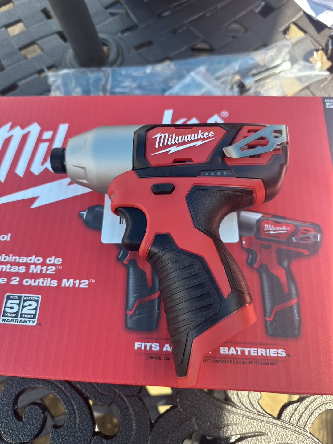 Brand New Milwaukee M12 Impact Driver (Model 2462-20) Tool Only - photo 3