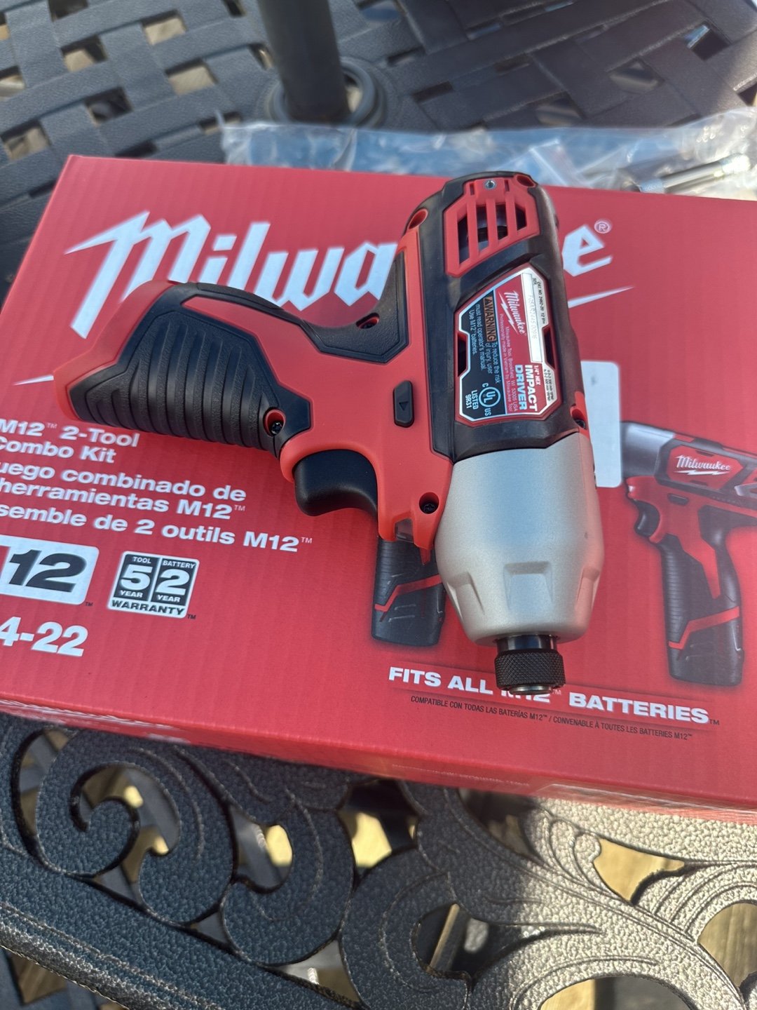 Brand New Milwaukee M12 Impact Driver (Model 2462-20) Tool Only - photo 2