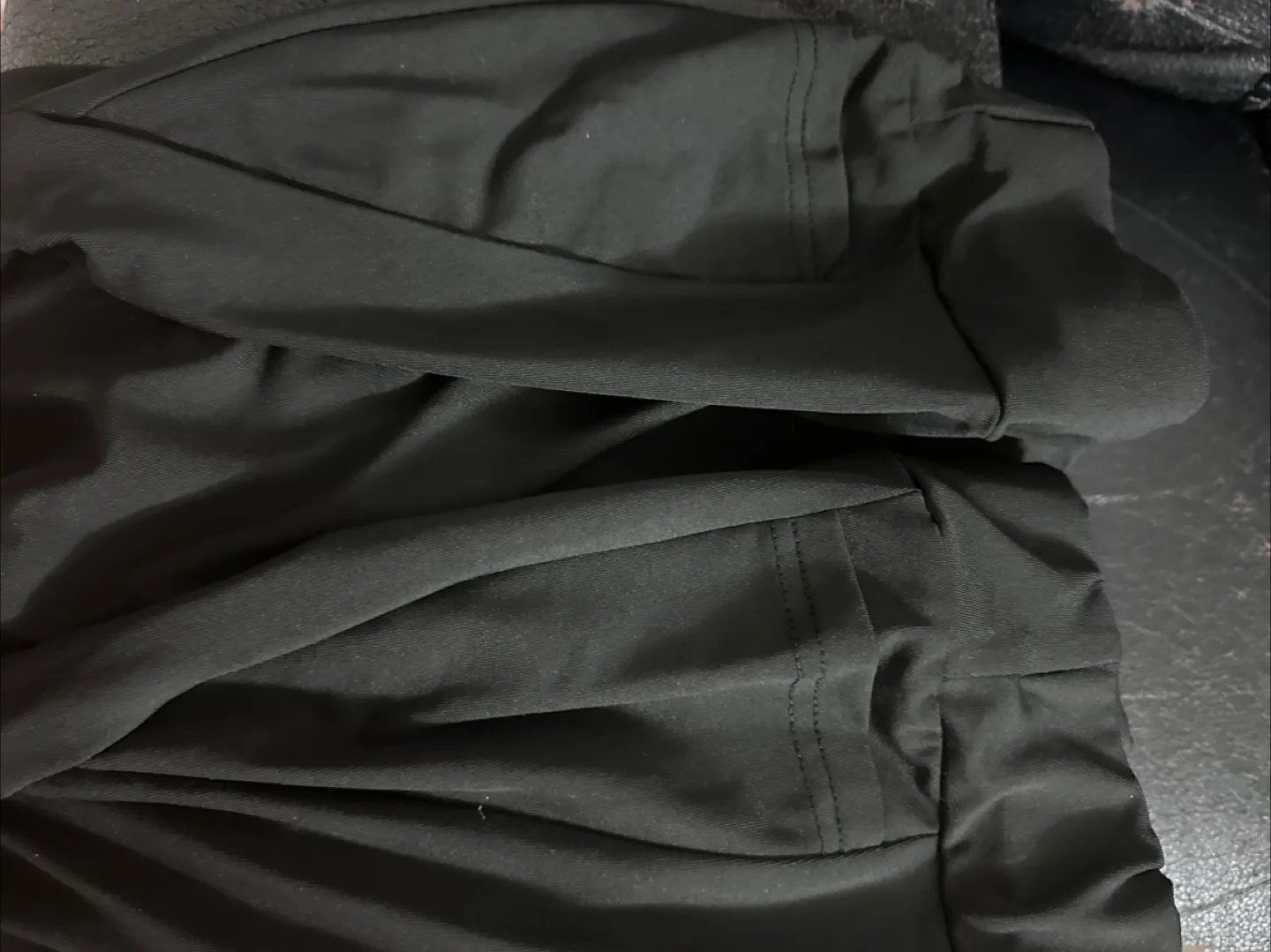 Women's Black Leggings Size L image indicator(2)