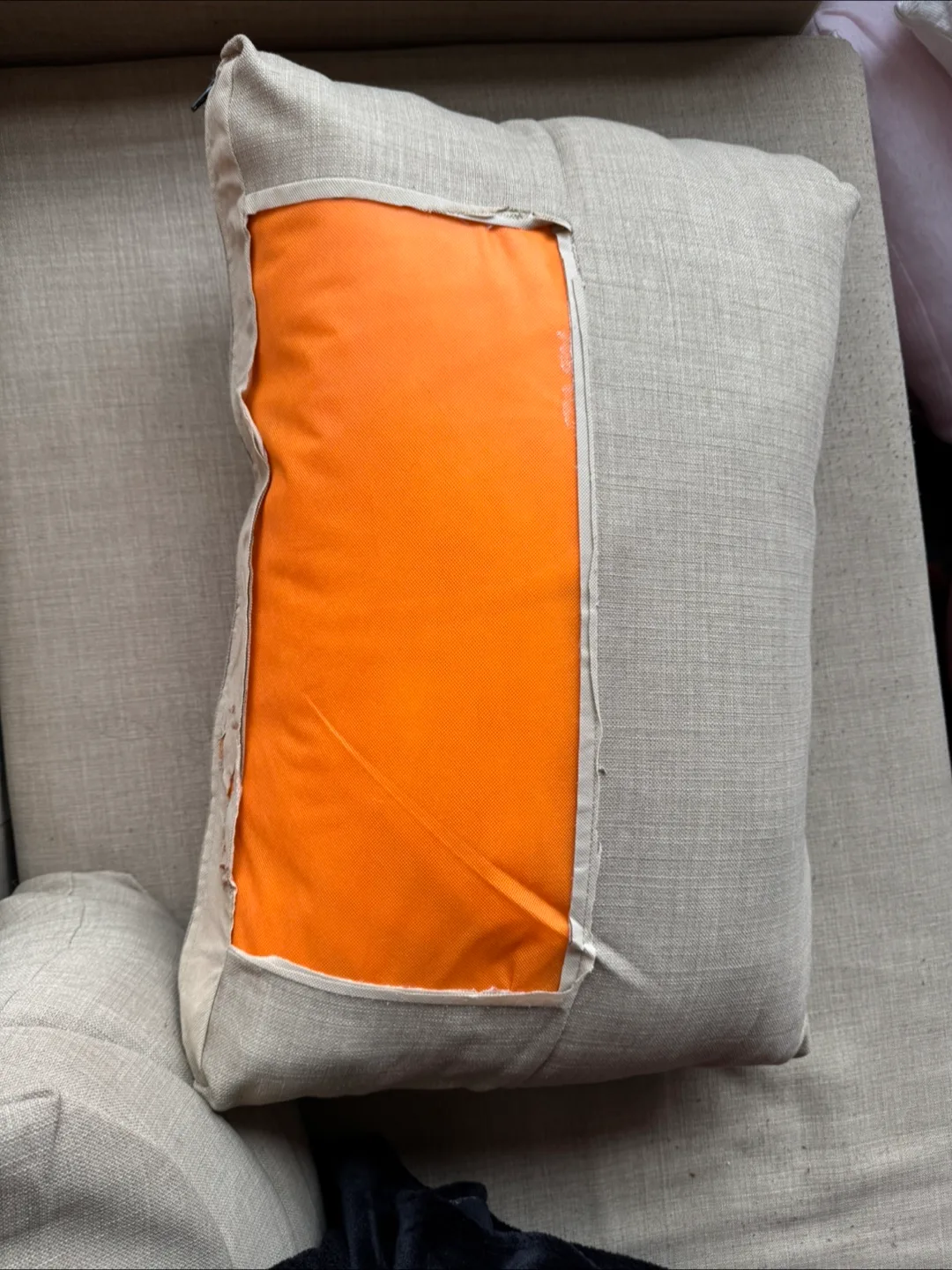 NEED GONE ASAP! IKEA FRIHETEN Sofa Bed - Hyllestad Beige image indicator(7)