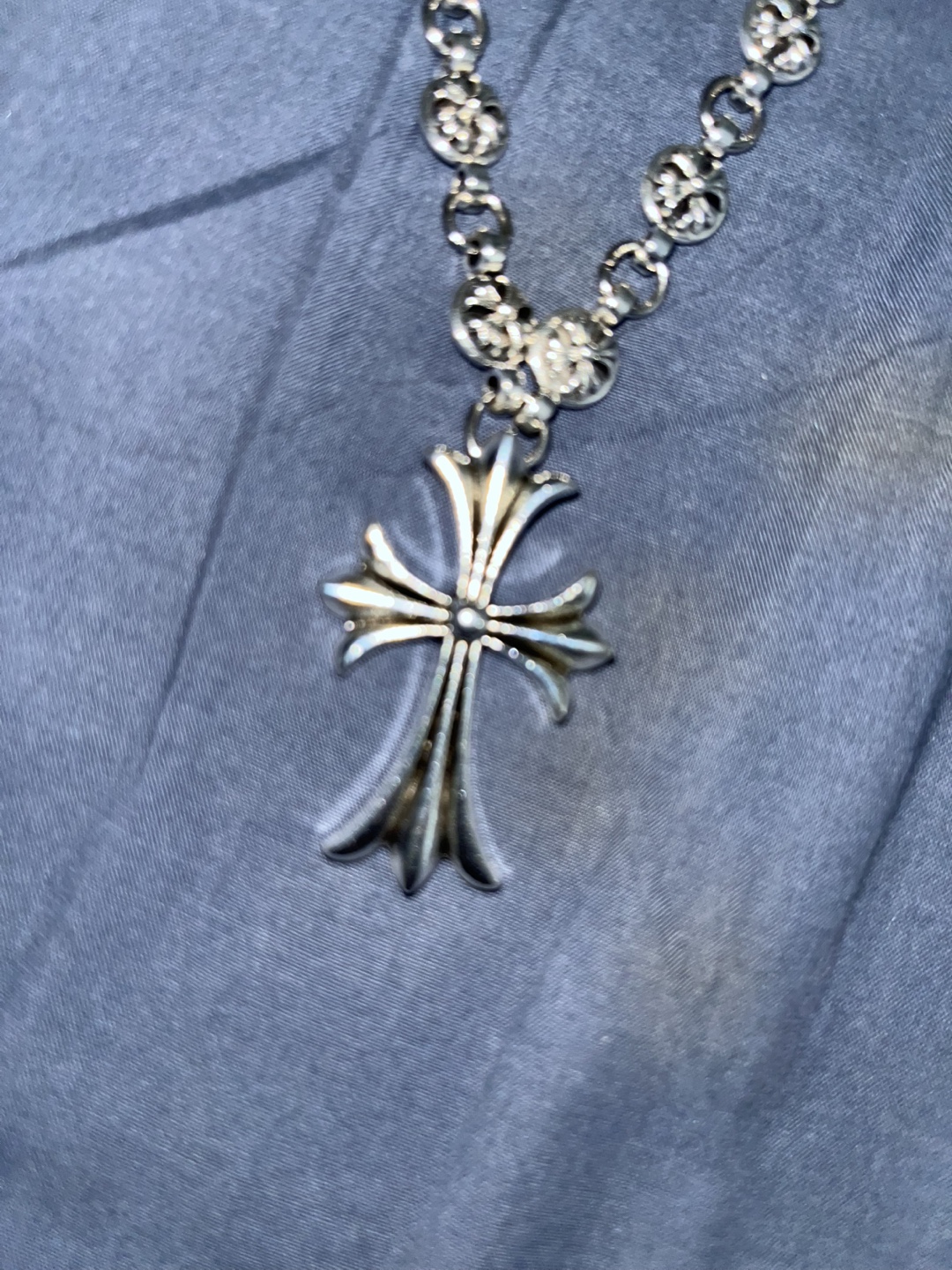 1:1 Chrome Hearts Cross Necklace - photo 4