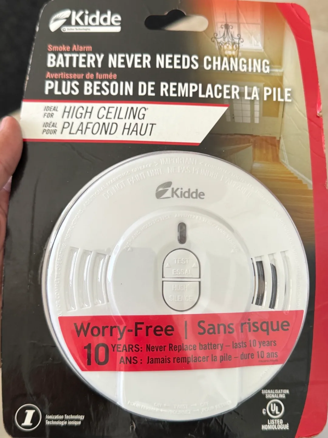 Kidde 10-Year Smoke Alarm with Hush Button thumbnail