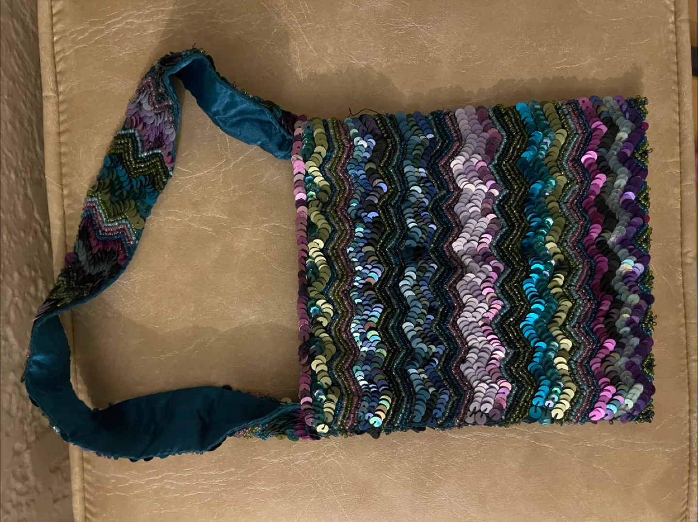 Beaded Sequin Crossbody Bag thumbnail