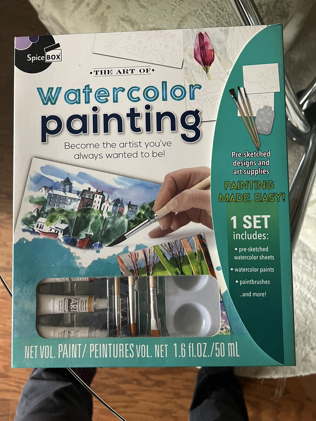 SpiceBox Watercolor Painting Kit - New!🏒