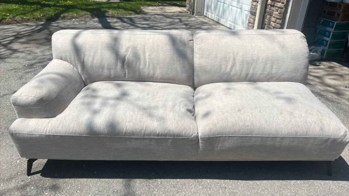 Light Grey Chaise Lounge thumbnail