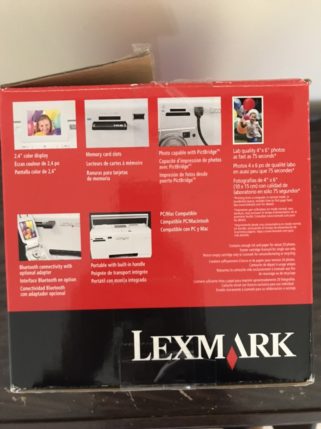 Lexmark P350 Portable Photo Printer - photo 2