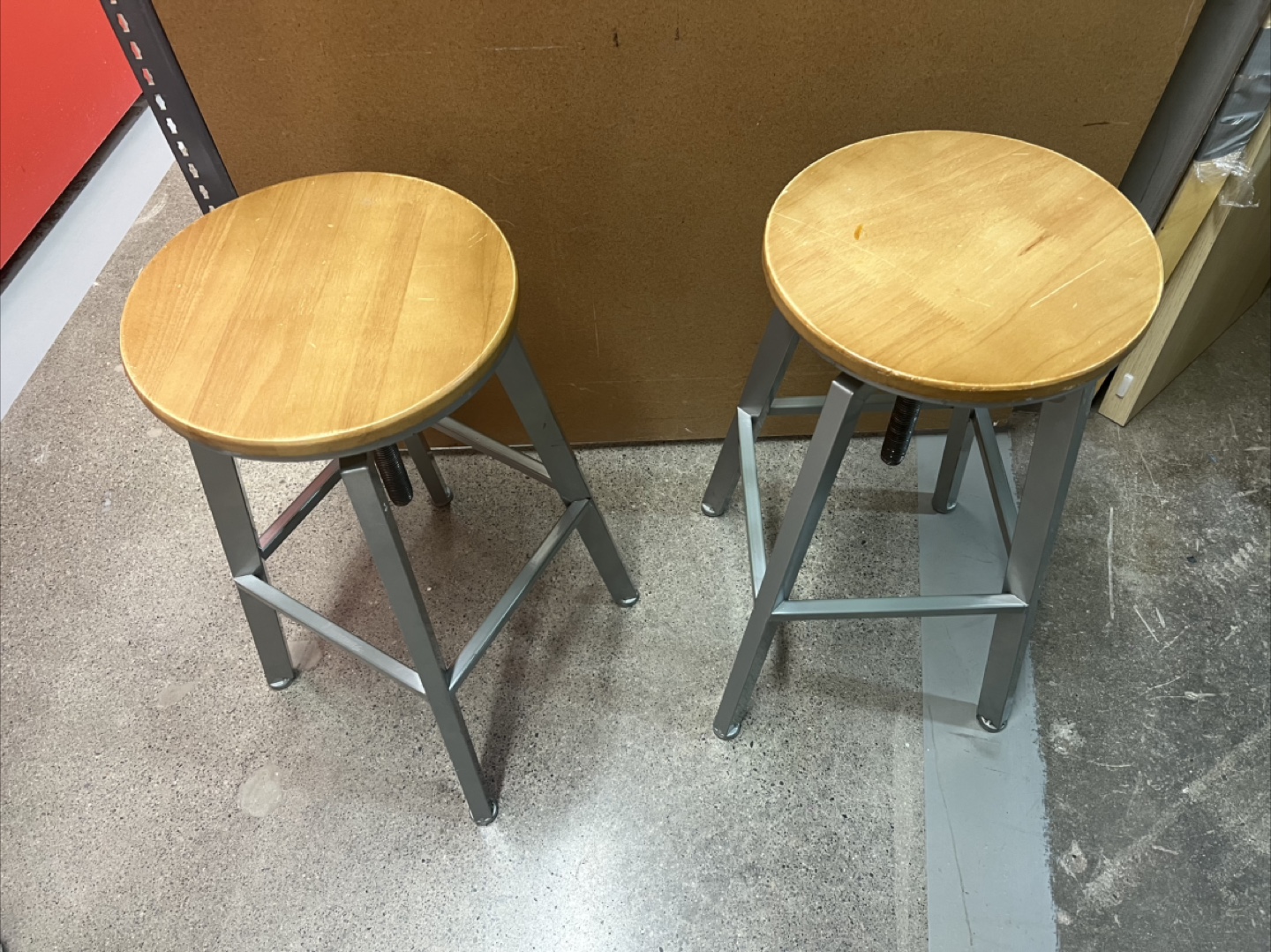 Pair of Industrial-Style Bar Stools-Zara Home