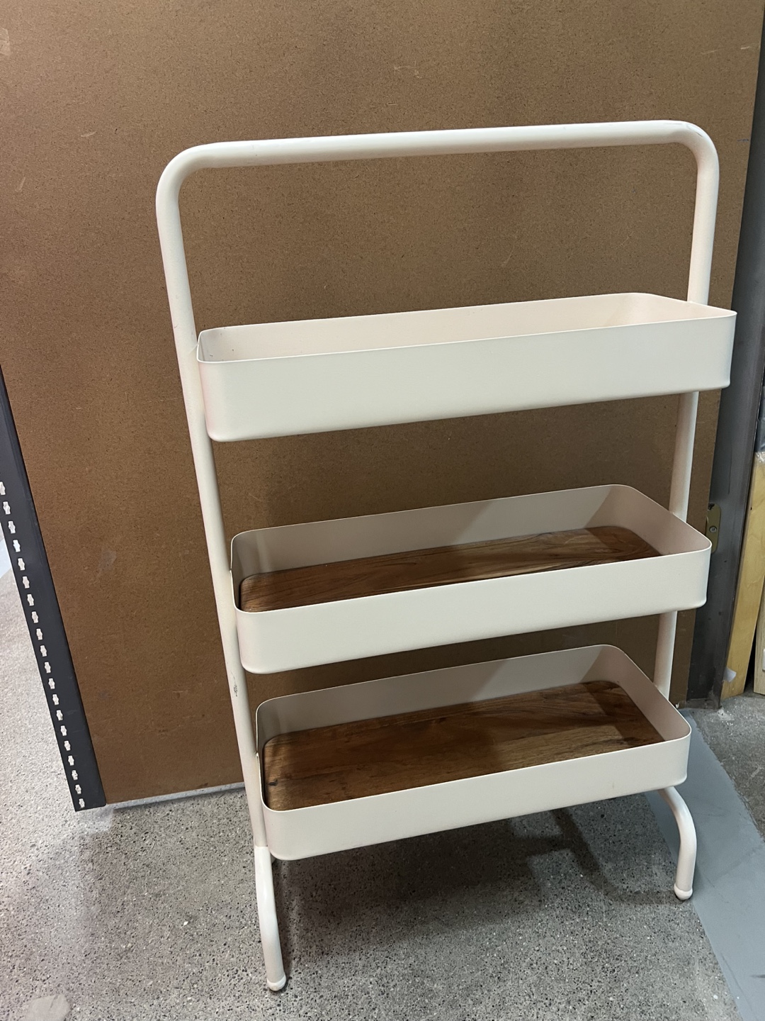 Three-Tier Cart with Wooden Shelves-Zara Home - photo 2