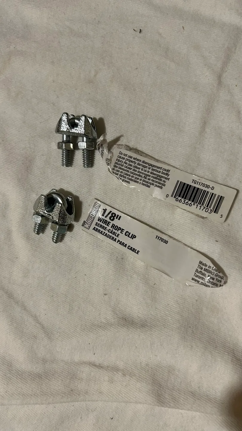 KingChain 1/8" Wire Rope Clips thumbnail