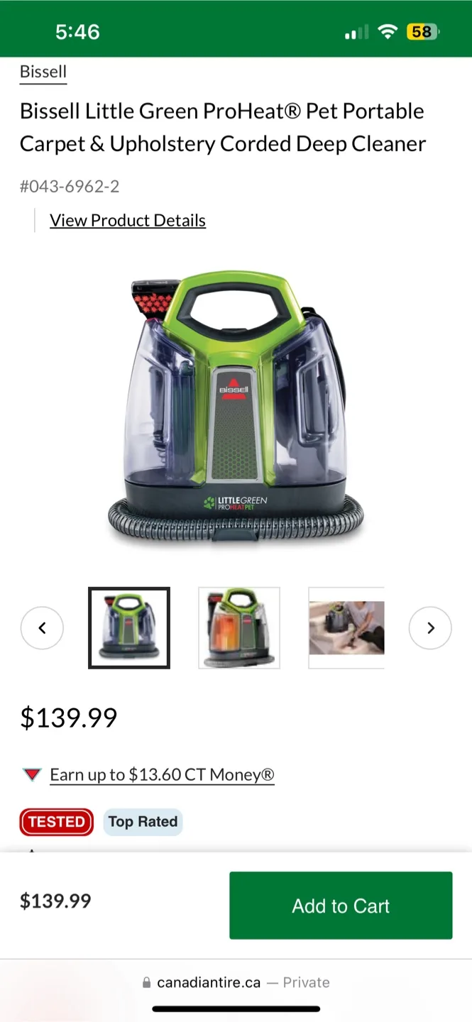 Bissell Pet Steam Cleaner image indicator(5)