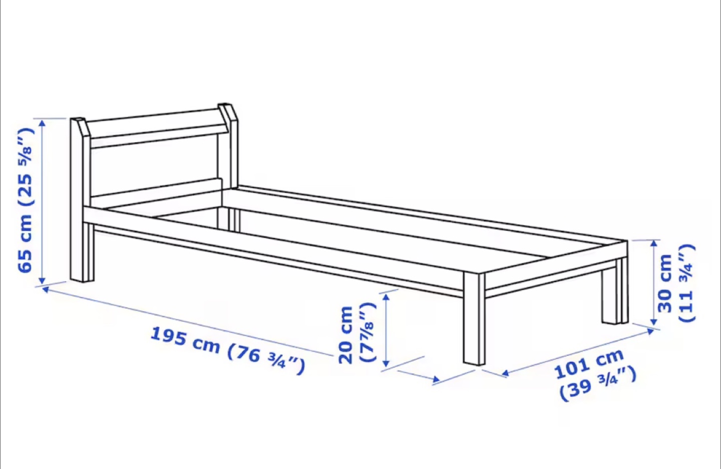 IKEA Hemnes Twin-Size Bed Frame - photo 2