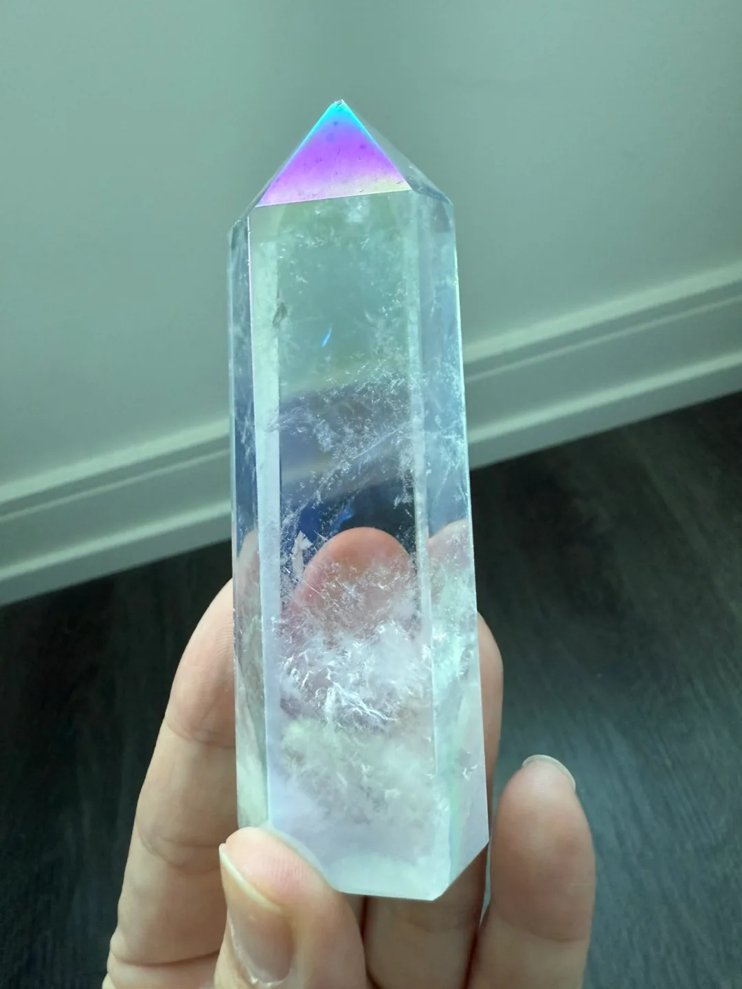 Rainbow Clear Quartz Point image indicator(6)