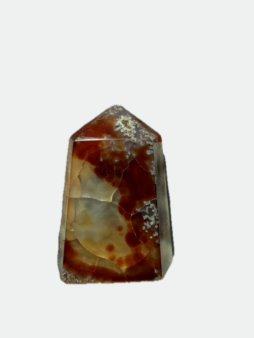Carnelian Agate Tower Geode Point Druzy image indicator(4)
