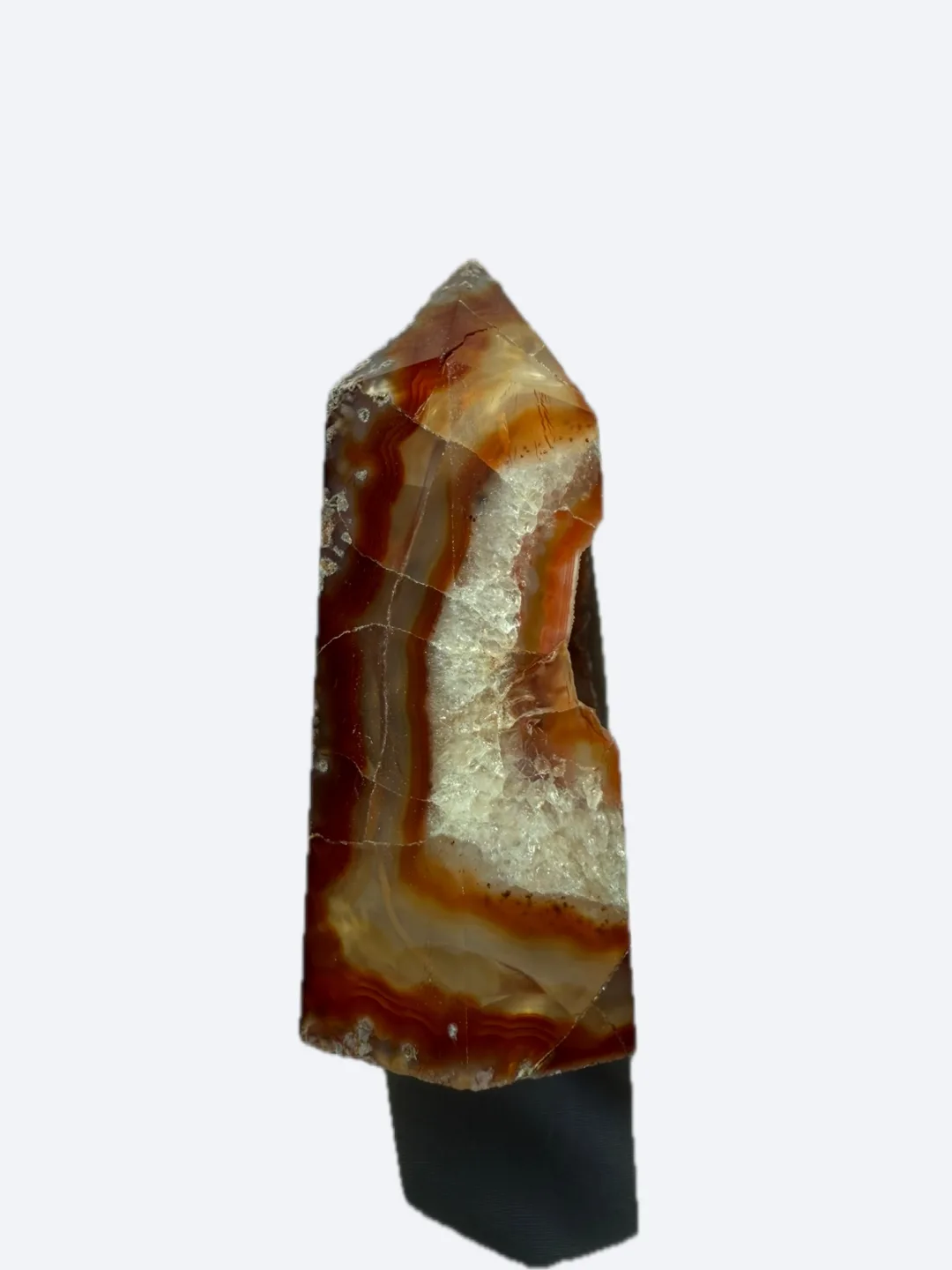 Carnelian Agate Tower Geode Point Druzy image indicator(5)