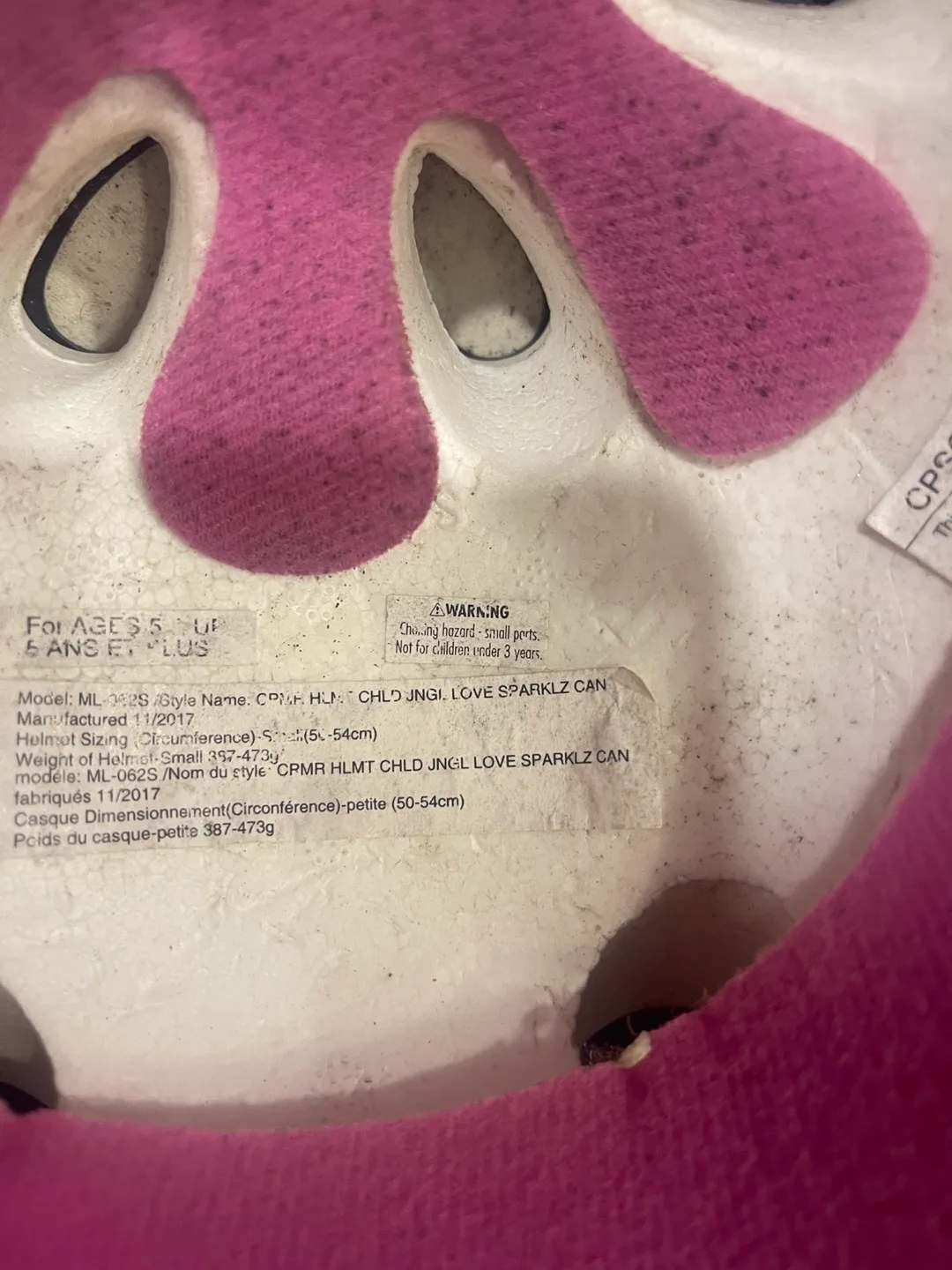 Girls' Raskullz Sparklez Helmet - Size Small 5-7 years image indicator(5)