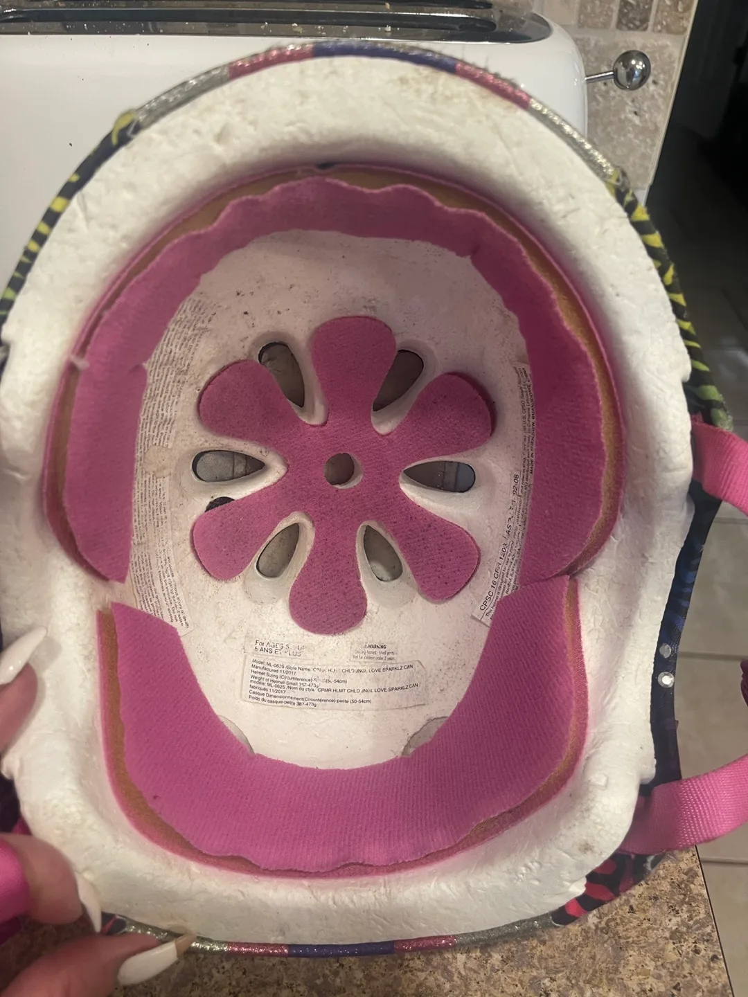 Girls' Raskullz Sparklez Helmet - Size Small 5-7 years image indicator(4)