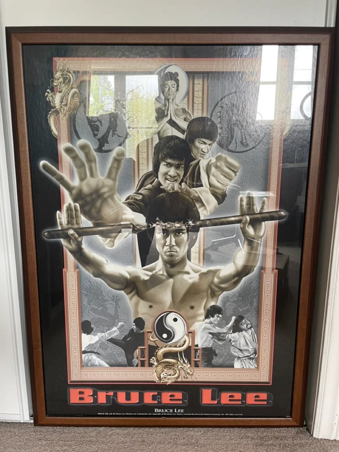 Framed Bruce Lee Poster thumbnail
