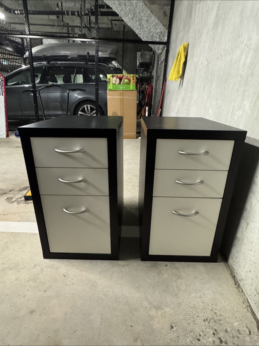 Pair of Three-Drawer Night Stands