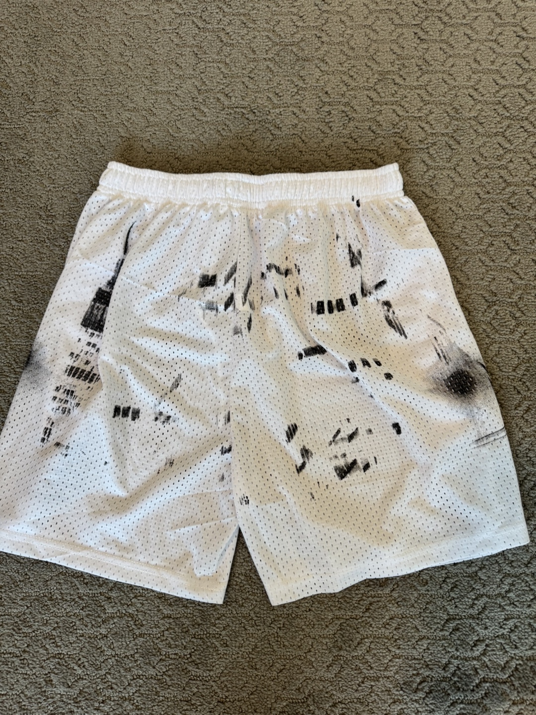 Brand New White Skyline Eric Emanuel Shorts L - photo 3