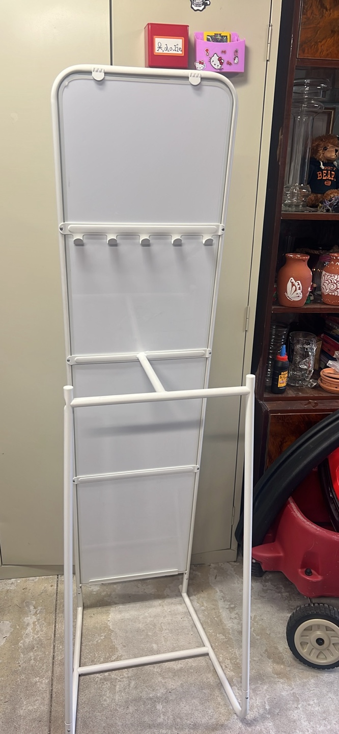 White Full-Length Freestanding Mirror - photo 3