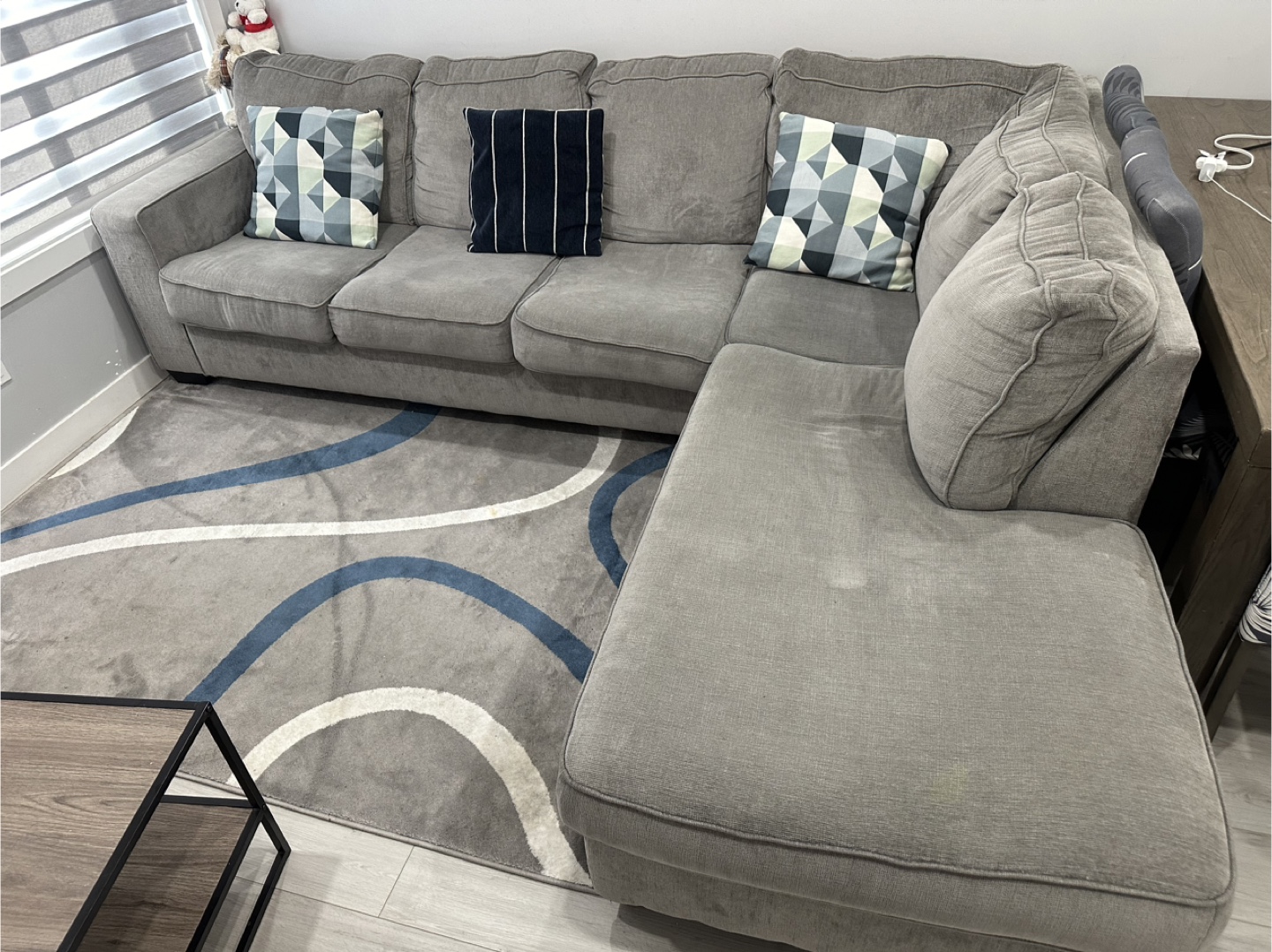 Grey Sectional Sofa - photo 2