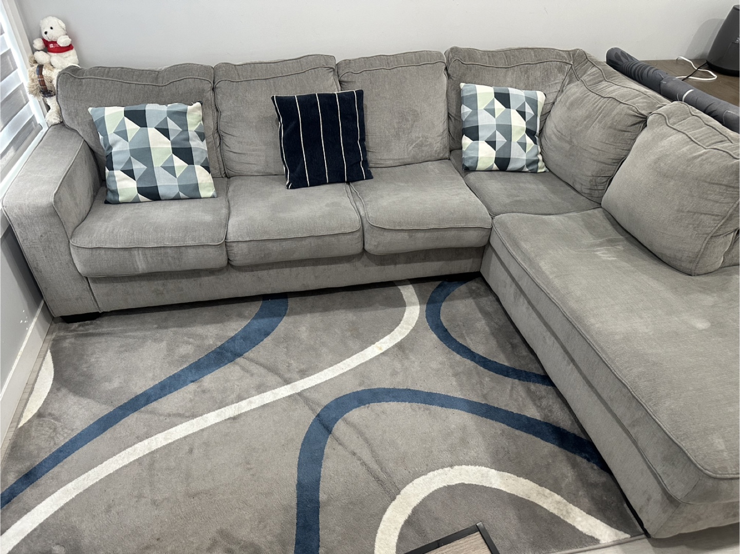 Grey Sectional Sofa - photo 3