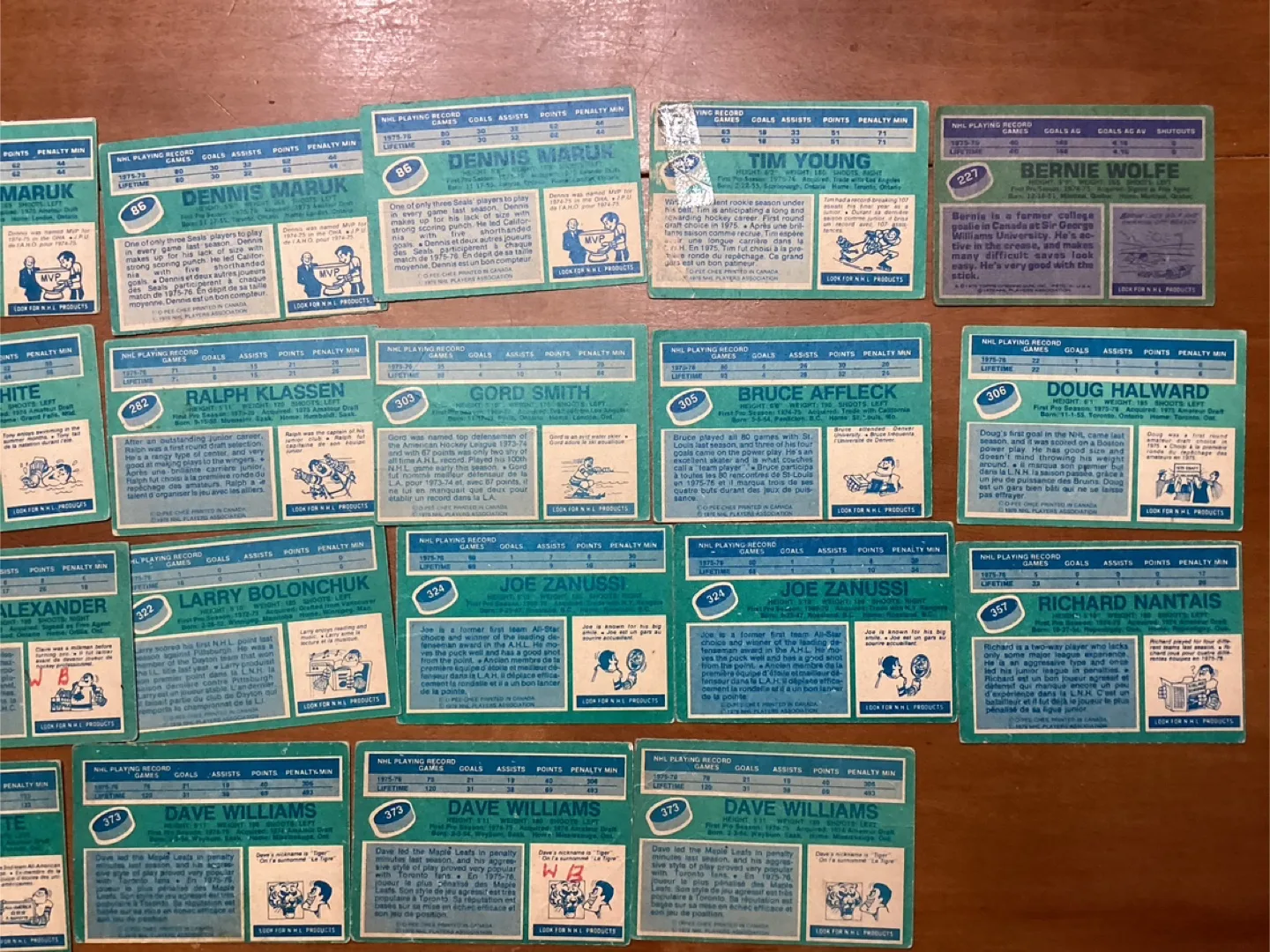 24. 1976-77 O-PEE-CHEE Hockey Cards & One TOPPS Card 227 image indicator(7)