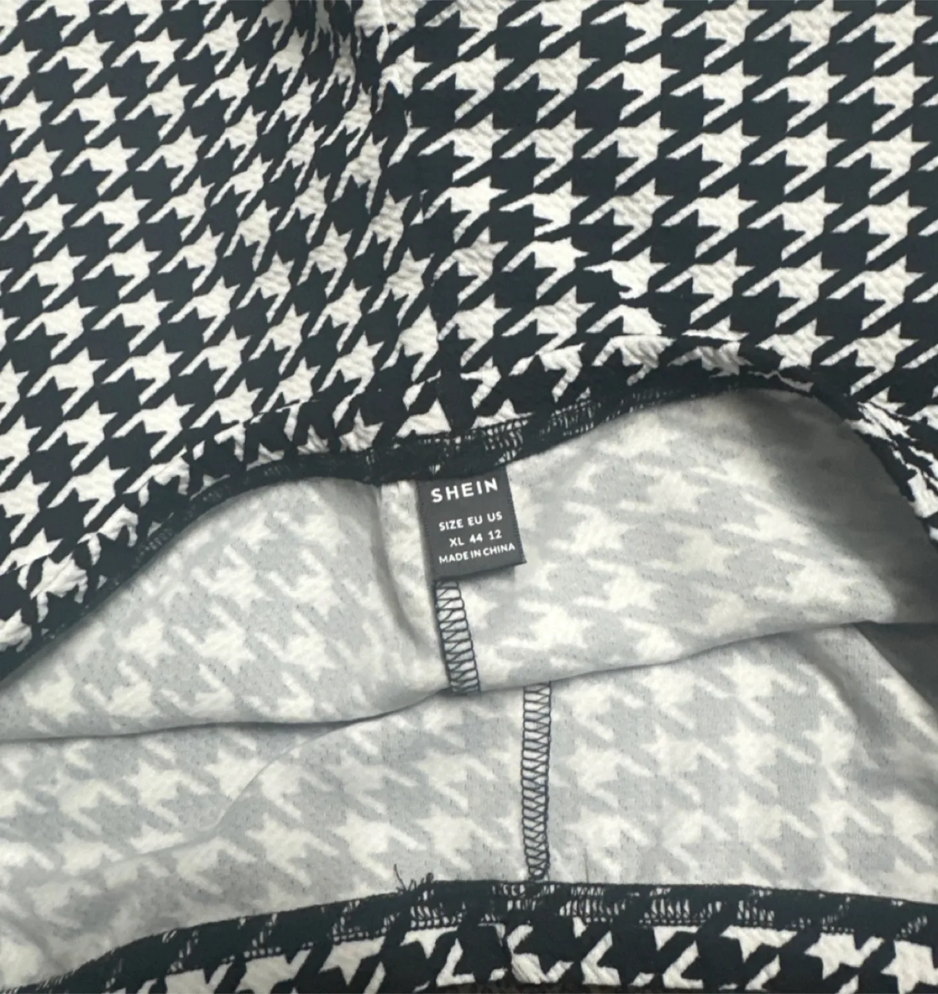 Women Houndstooth Pants Size XL image indicator(2)