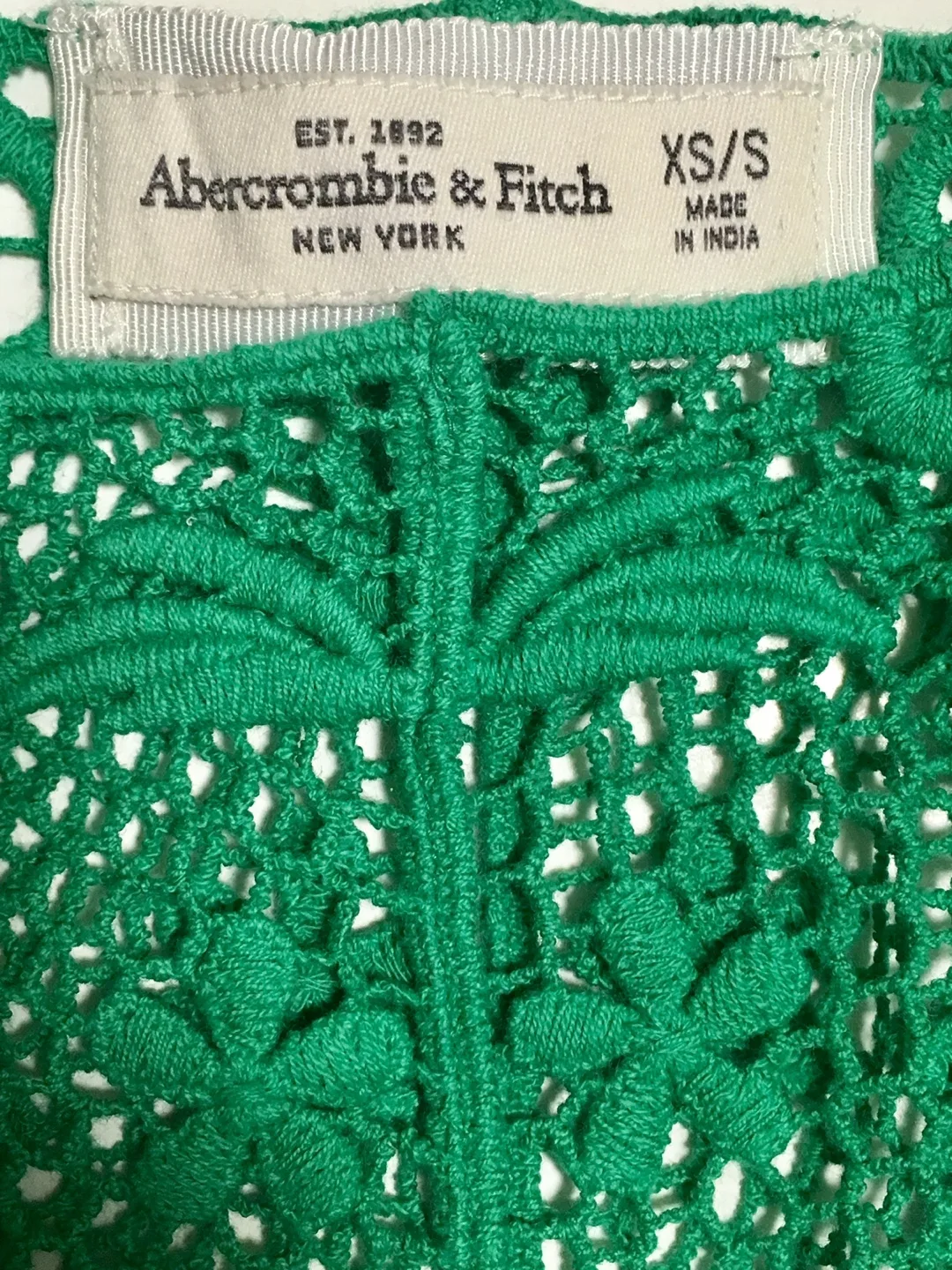 🏒 Abercrombie & Fitch Green Sleeveless Top - XS women's image indicator(3)