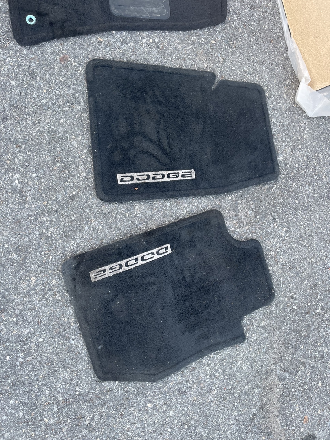 Set of Dodge floor mats