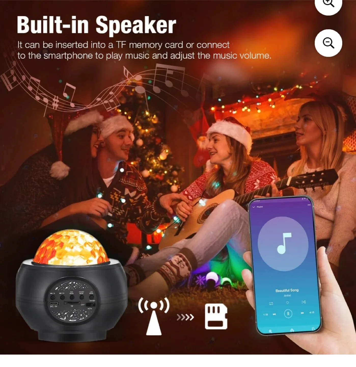 🥕Forever Orbit Starry Night Projector image indicator(6)