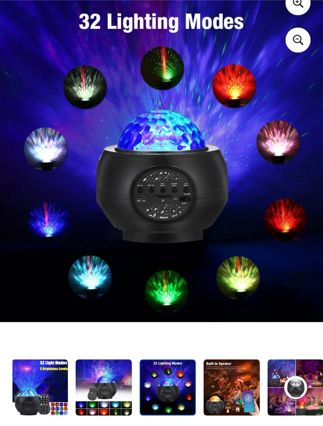 🥕Forever Orbit Starry Night Projector image indicator(7)