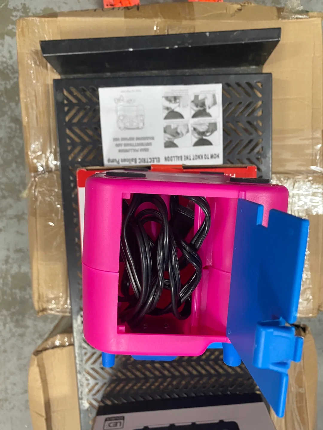 Electric Balloon Pump - Pink image indicator(6)