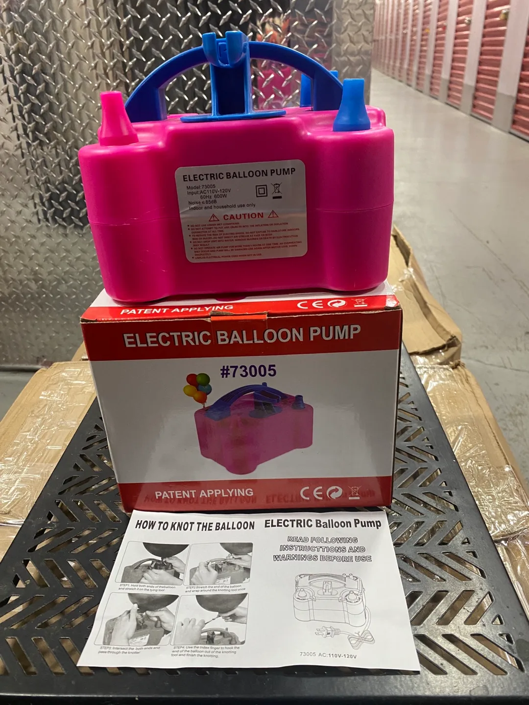 Electric Balloon Pump - Pink image indicator(4)