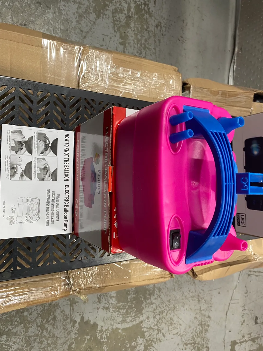 Electric Balloon Pump - Pink image indicator(5)