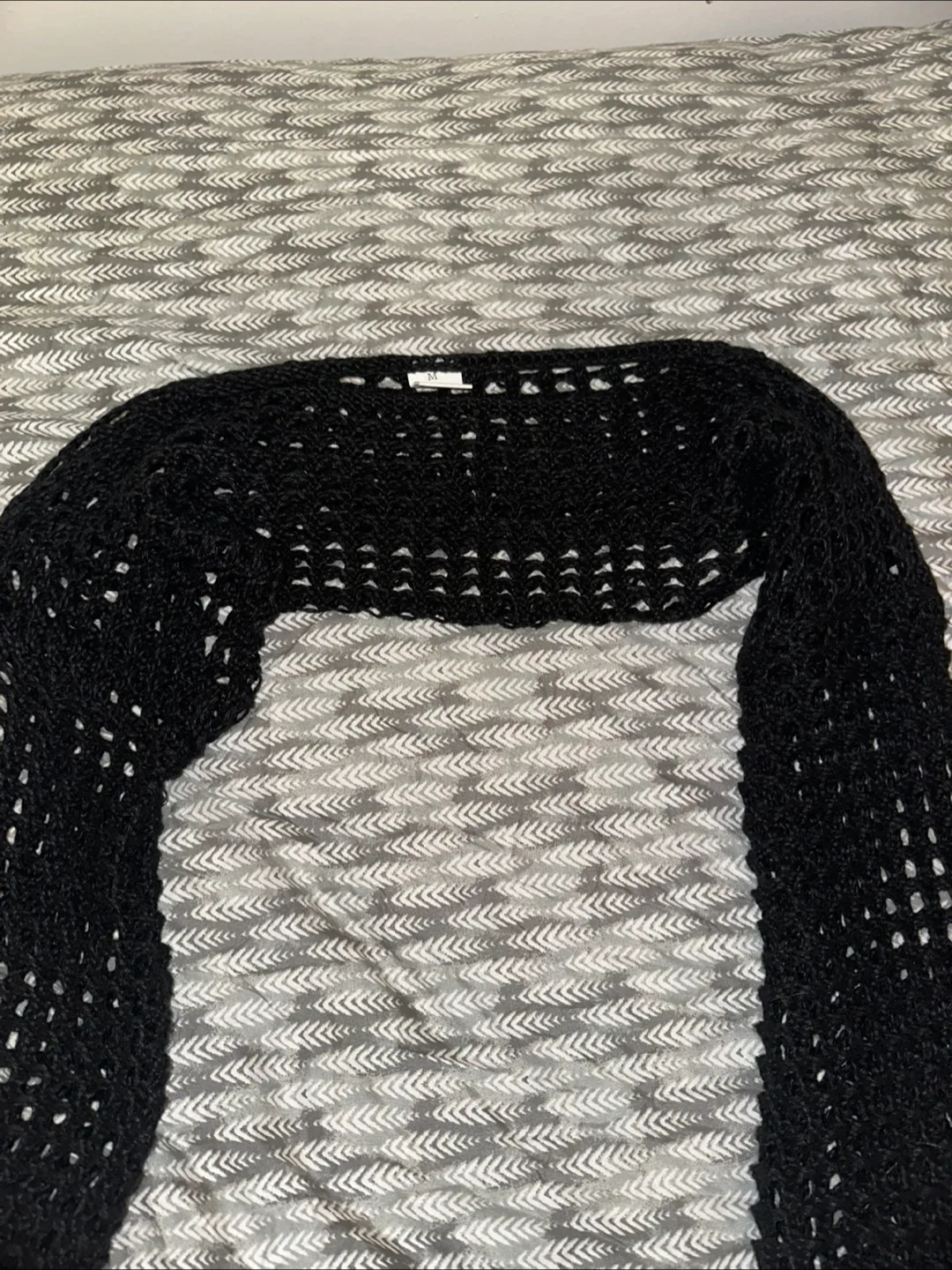 Black Crochet Bolero Shrug thumbnail