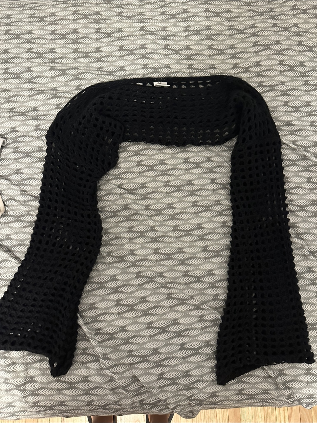 Black Crochet Bolero Shrug - photo 3