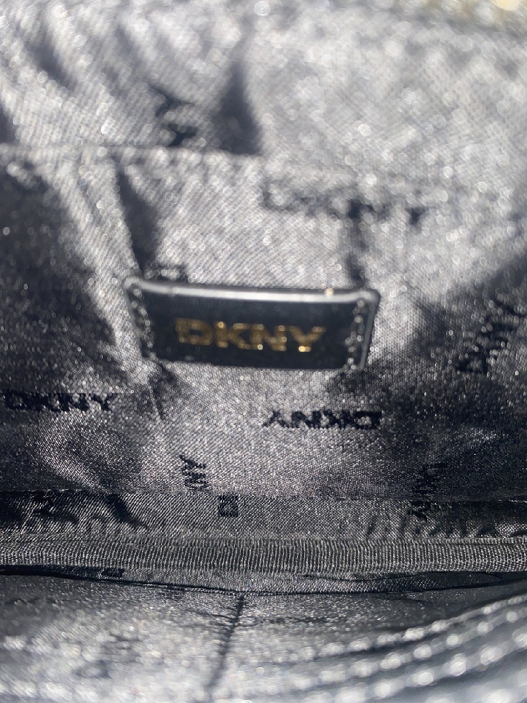 DKNY Black Leather Chain Wallet - photo 2